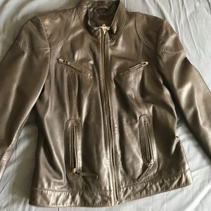 Diner lambskin leather jacket